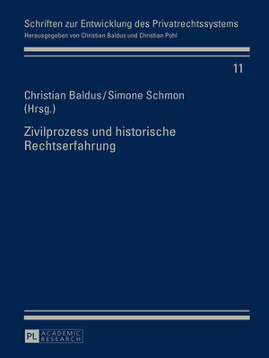 cover image of Zivilprozess und historische Rechtserfahrung